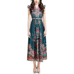 Elaine Womens  Midi Dress